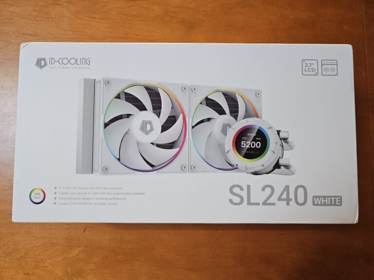 ID-COOLING SPACE SL240 AiO CPU hűtő teszt – Sokat mutat