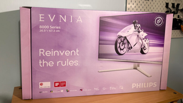 Philips Evnia 27M2N8500 gamer OLED monitor teszt