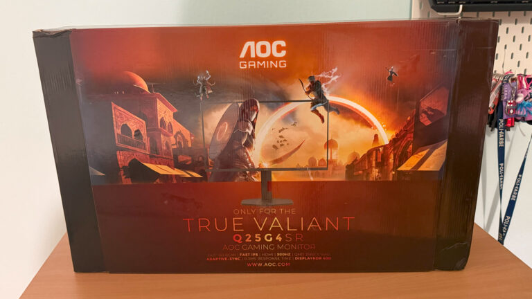AOC GAMING Q25G4SR gamer monitor teszt