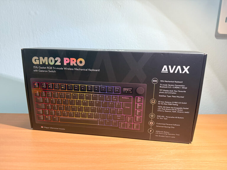 AVAX GM02 Pro gamer billentyűzet teszt