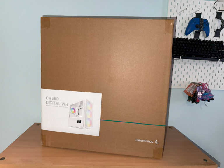 DeepCool CH560 Digital WH gépház teszt – Mindent tud és mindent lát