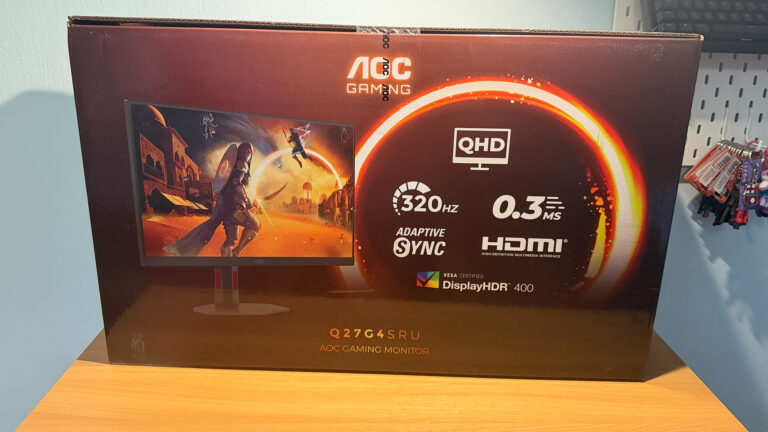 AOC GAMING Q27G4SRU gamer monitor teszt – Stabil pont